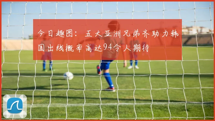 今日趣图：五大亚洲兄弟齐助力韩国出线概率高达94令人期待
